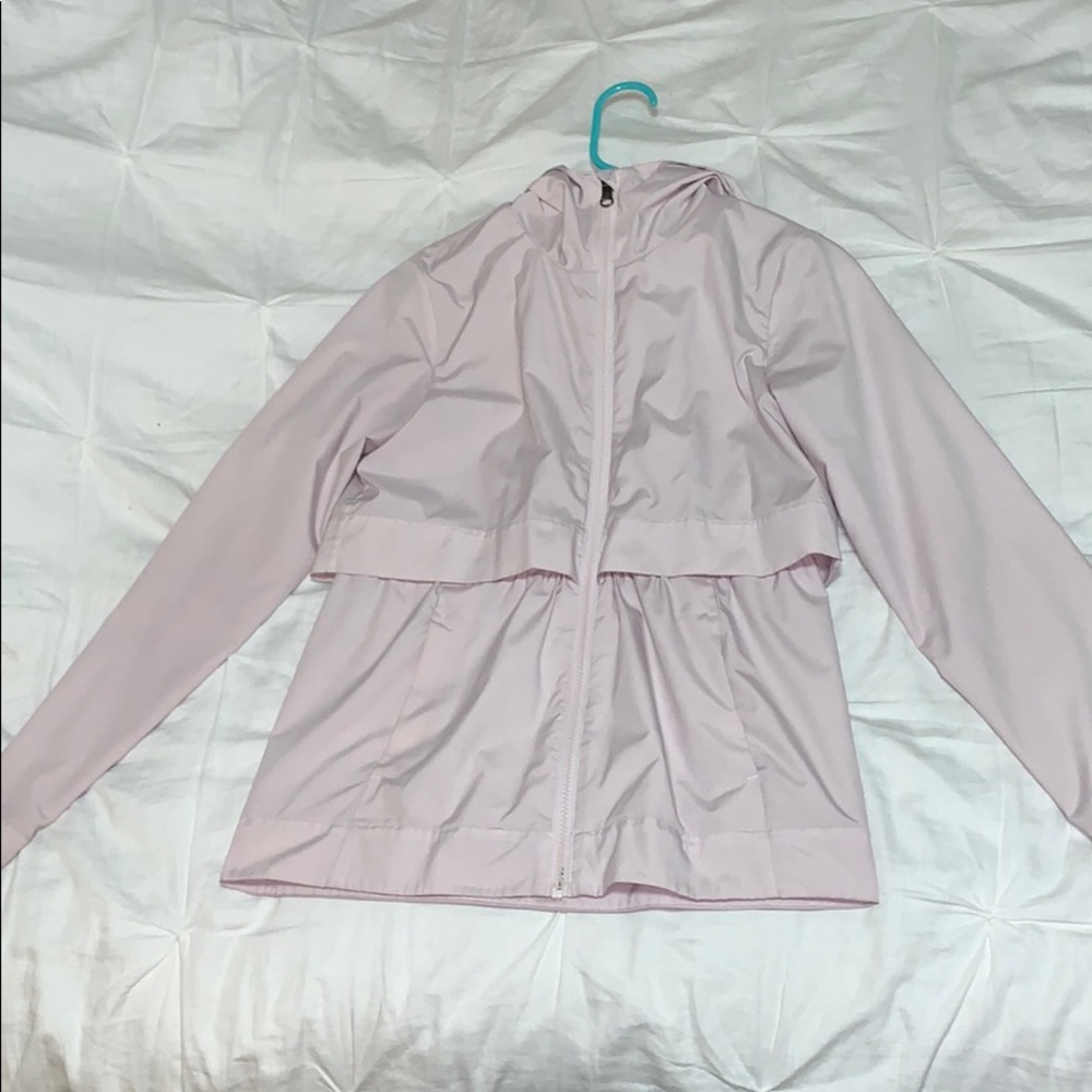 Light Pink Lululemon Rain Jacket